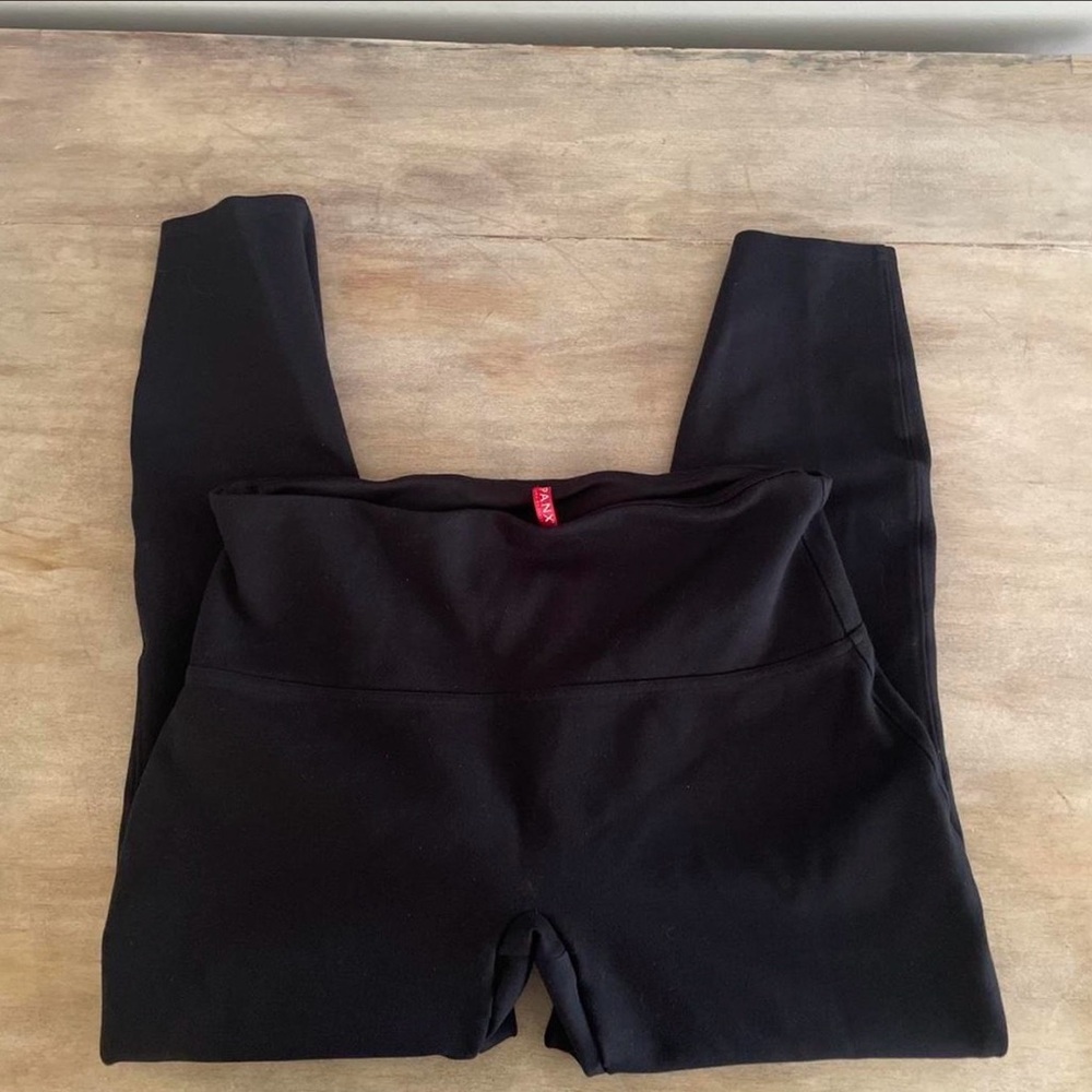 SPANX Black High-Waist Leggings